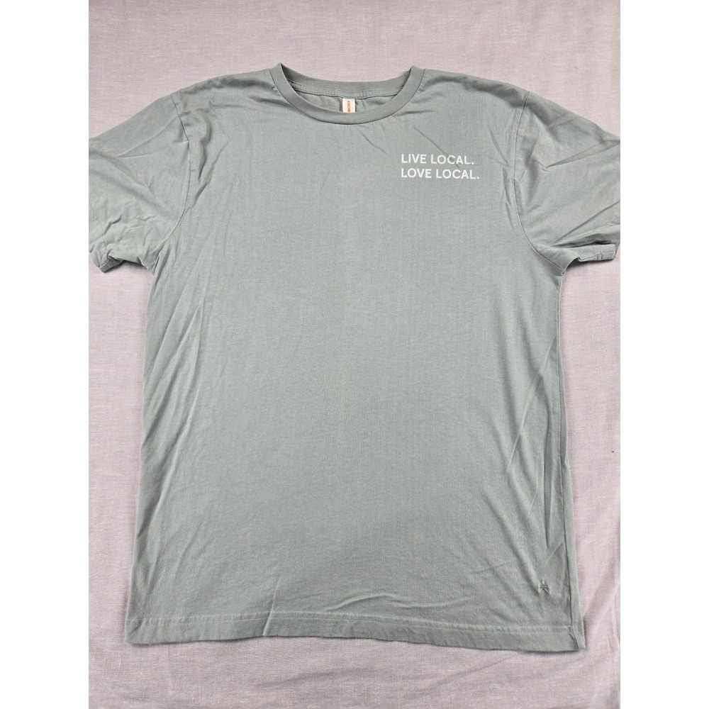 Known Supply Mens Arizona Live Local Love Local Organic Cotton T-Shirt Sage L
